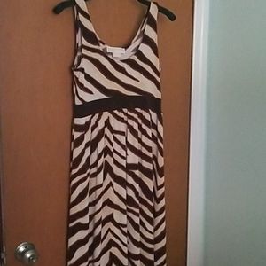 Michael Kors animal print maxi dress